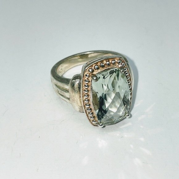 Designer Jewelry - Designer Womens 925 Sterling Sliver Mint Ring Sz 8